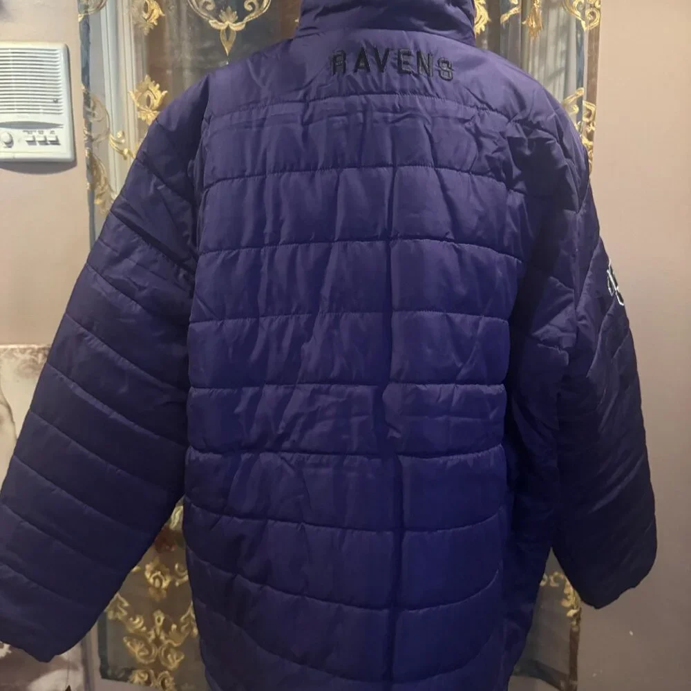 Baltimore Ravens puffer coat ~ authentic licensed NFL ~ NWT ~ XXL - Picture 2 of 2
